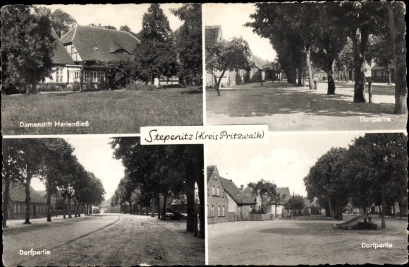 PC Stepenitz Marienfliess Prignitz, women&#39;s convent Marienfliess, village lot, street