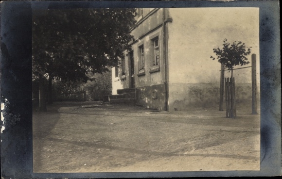 Foto Ak Baumholder in Westrich, bedrijfspand ? Cafe? appartementencomplex?