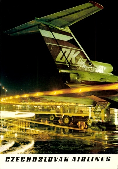 Ak passagiersvliegtuig, Yakolev 40, Czechoslovak Airlines