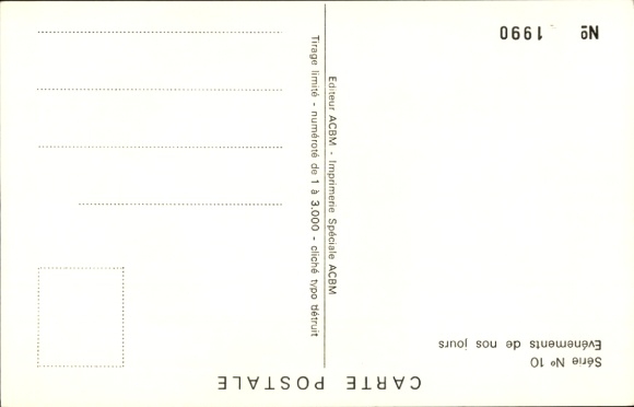 Artist Postcard 1981 Grand Chelem, Carrere, Fourroux, Rives, Rugby