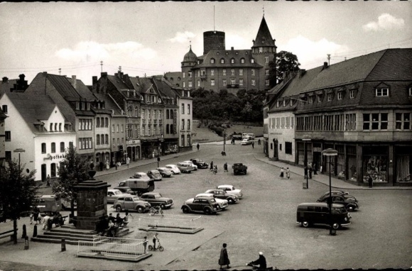 KP Mayen w Eifel, rynek, Genovevaburg
