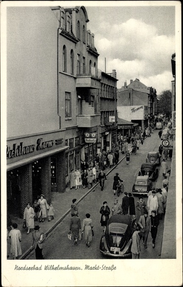 PC Wilhelmshaven in Lower Saxony, Harms lighthouse, Markt Street