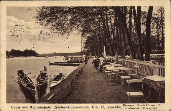 PC Berlin Treptow Niederschoeneweide, Inn Neptunshain, rowing boats