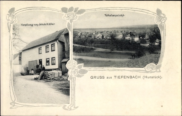 Passepartout PC Tiefenbach in the Rhein Hunsrück district, action, owner Jacob Schäfer, total view