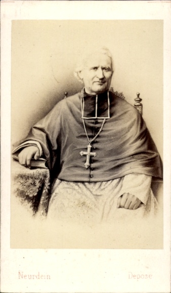 Carte de Visite Félix Antoine Philibert Dupanloup, Bishop of Orleans