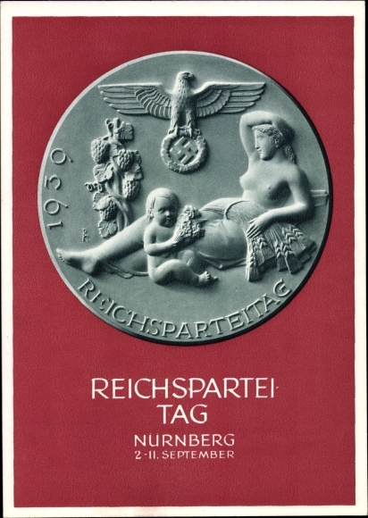 Ganzsachen Ak Nürnberg in Mittelfranken, Reichsparteitag 1939, Reichsparteitag des Friedens