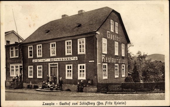 Ak Bad Laasphe in Westfalen, Gasthof zum Schlossberg