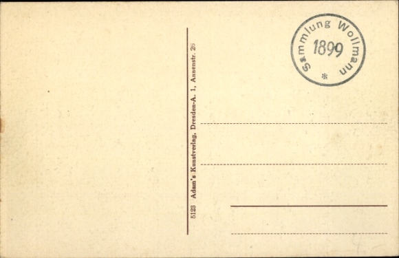 Postcard Dresden Kleinzschachwitz, Town Hall