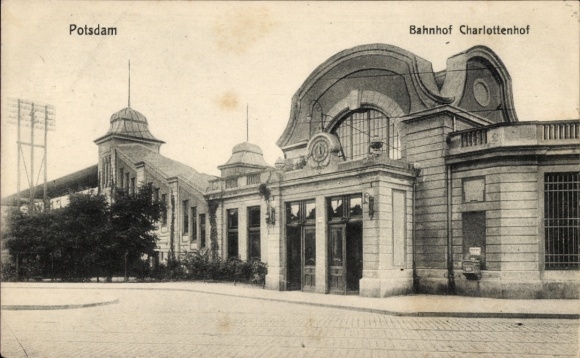 Ak Potsdam, Bahnhof Charlottenhof
