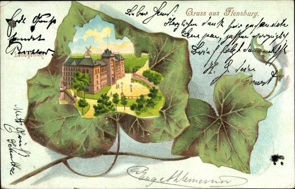 Ivy Leaf Chromo-Litho Flensburg in Schleswig Holstein, District Court