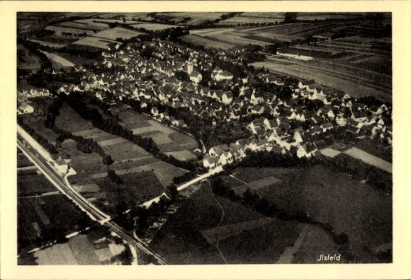 Ak Ilsfeld in Württemberg, Fliegeraufnahme