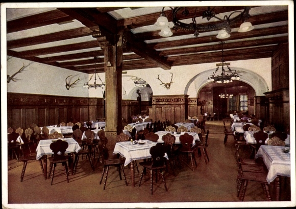 Ak München Bayern, Kgl. Hofbräuhaus, Innenansicht, Trinkstuben im 1. Stock