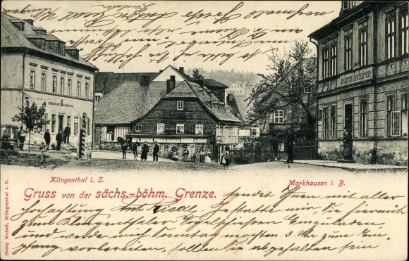 PC Klingenthal in Vogtland Saxony, Saxon Bohemian border, Markhausen