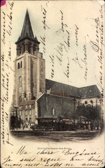 Ansichtkaart Parijs VI, Saint Germain des Prés