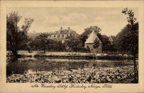 Ak Hardenberg Neviges Velbert Nordrhein Westfalen, Schloss Hardenberg, alte Wasserburg