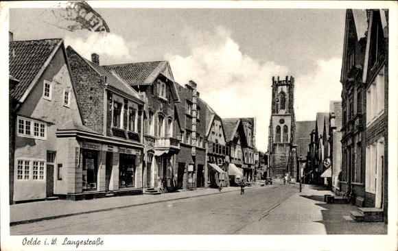 Ansichtkaart Oelde im Münsterland, Langestraße