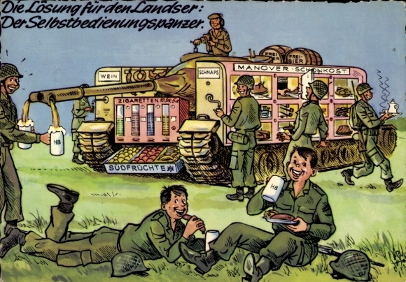Artist PC German Bundeswehr, The solution for the Landser, the self-service tank