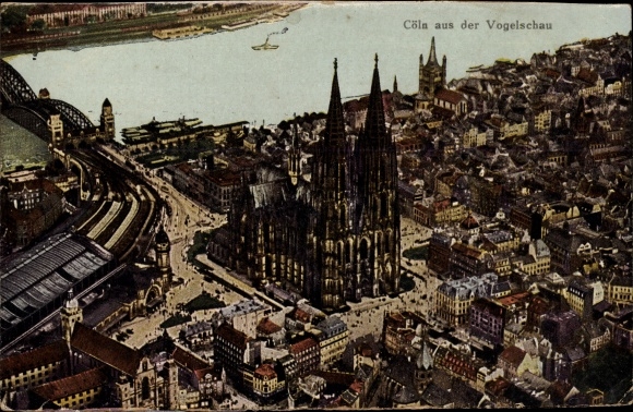 KP Köln am Rhein, zdjęcie lotnicze