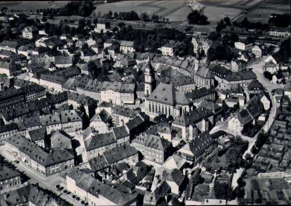Photo Wunsiedel in the Fichtelgebirge Upper Franconia, aerial photograph