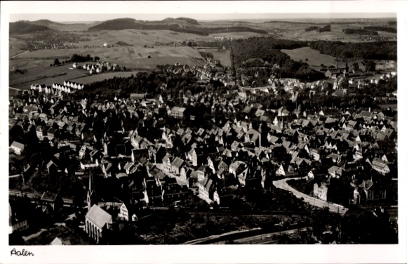 Postcard Aalen in the Ostalbkreis Württemberg, aerial photograph