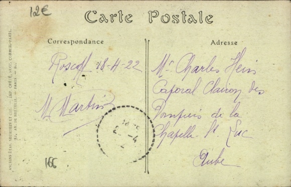 Postcard Île de Batz Finistère, general view