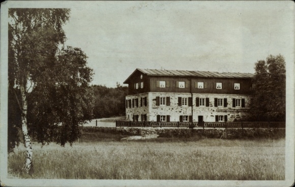 Postcard Großsteinberg Grethen Parthenstein in Saxony, Leipzig Nature Friends House