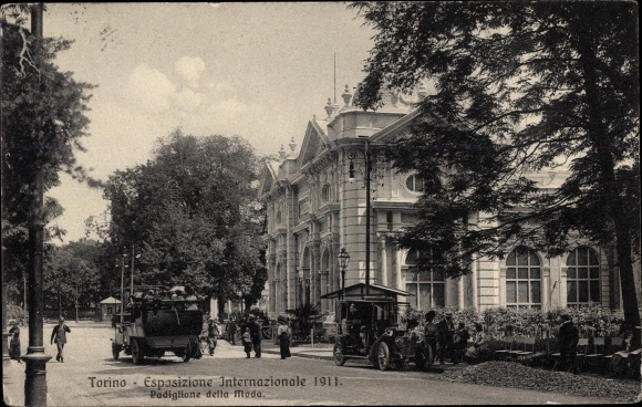 Postcard Torino Turin Piedmont, International Exhibition 1911, Fashion Pavilion