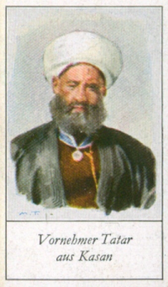 Sammelbild Die Völker Europas, Ein Beitrag zur Rassenkunde, 210 Vornehmer Tatar aus Kasan