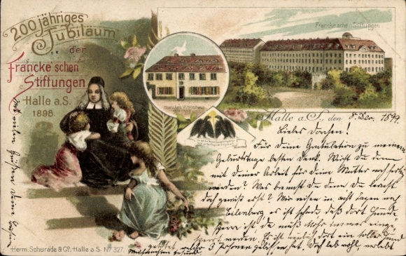 lito Halle an der Saale, 200-lecie Fundacji Francke, budynek, budynek mieszkalny