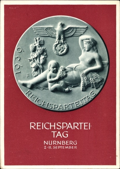 Ganzsachen Ak Nürnberg, Reichsparteitag 1939, Reichsparteitag des Friedens