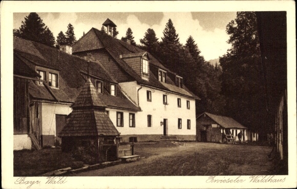 Postcard Zwieslerwaldhaus Zwieseler Waldhaus Lindberg in the Bavarian Forest, Gasthaus Waldhaus