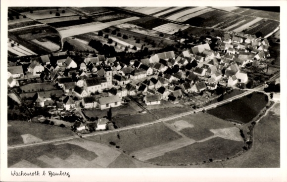 Ak Wachenroth in Mittelfranken, Fliegeraufnahme