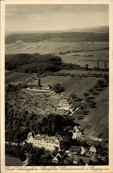 Ak Sebastiansweiler Mössingen in Württemberg, luchtfoto