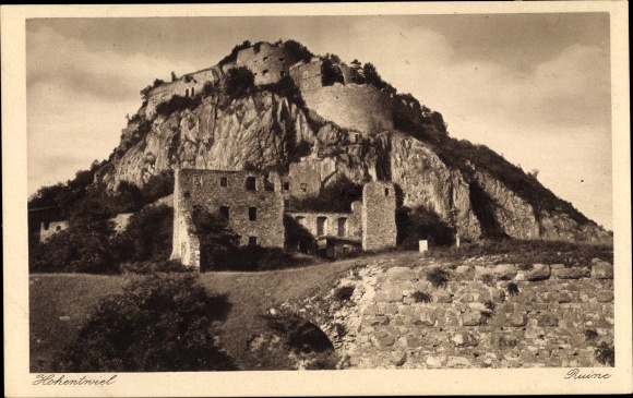 PC Singen Hohentwiel Baden Württemberg, ruin