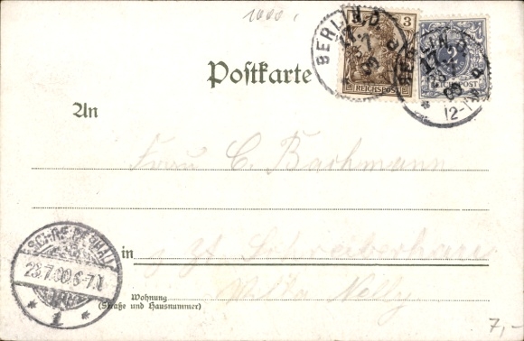 Chromo-Litho Berlin Mitte, Jannowitzbrücke, Expressbote