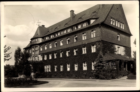 Postcard Schneeberg in the Erzgebirge, Kurheim Schneeberg