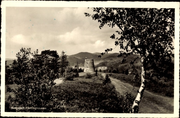 Ak Oerlinghausen in Lippe, Bergstadt  Teutoburger Wald, Tonsberg, Foto W. Schumacher