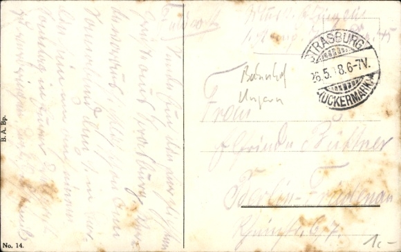 Postcard Budapest Hungary, Westbahnhof