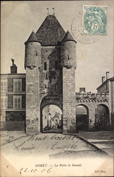 CPA Moret sur Loing Seine et Marne, Le Porte de Sannois