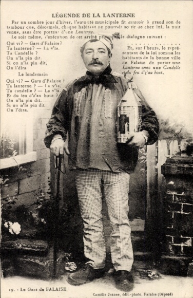 Ak Legende van de Lantaarn, de Cliff Guy