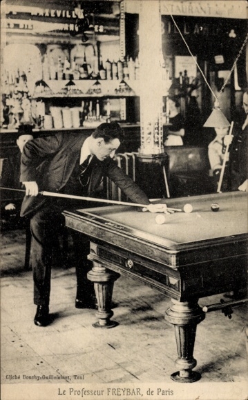 PC Le Professor Freybar, de Paris, billiards