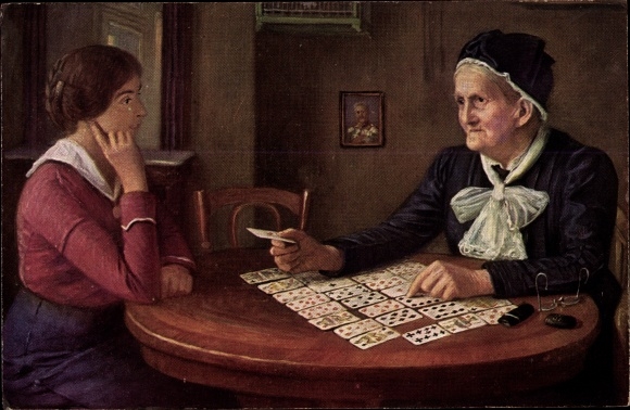 Artist PC Russo, Alfred, question to fate, fortune teller