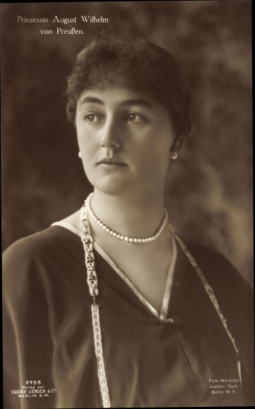 KP Princess August Wilhelm z Prus, Alexandra Viktoria of Schleswig-Holstein, Liersch 7759