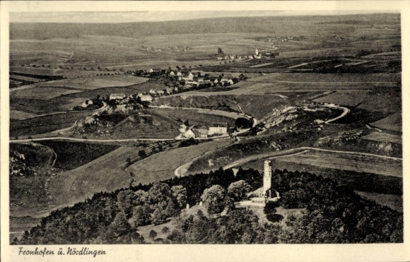 Ak Fronhofen Fronreute in Württemberg, Fliegeraufnahme