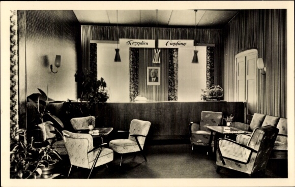 Postcard Meiningen in Thuringia, HO Hotel Sächsischer Hof