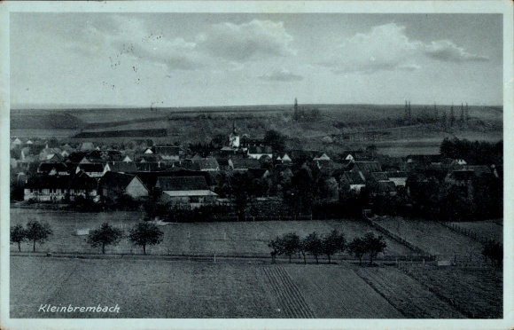 Postcard Kleinbrembach Buttstädt in Thuringia, general view
