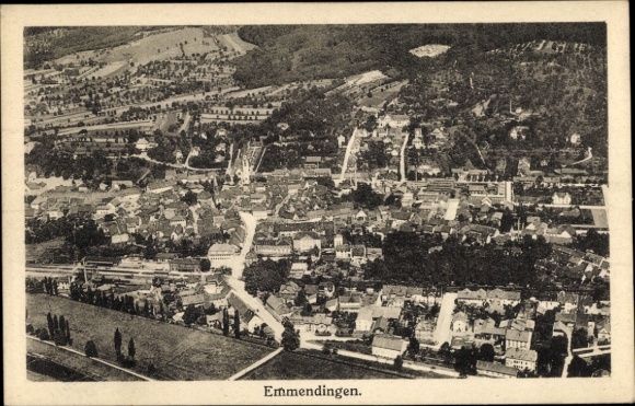 KP Emmendingen im Breisgau Baden, zdjęcie lotnicze