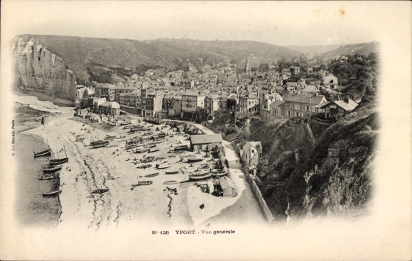 Postcard Yport Seine Maritime, general view