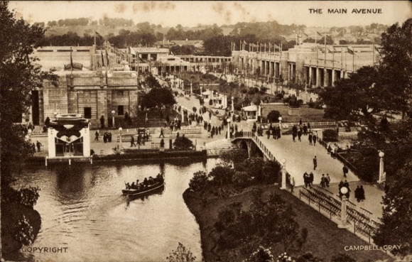 KP Wembley Londyn, Wystawa Imperium Brytyjskiego 1924, Wystawa Światowa, Main Avenue