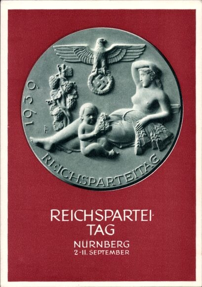 Ganzsachen Ak Nürnberg, Reichsparteitag 1939, Reichsparteitag des Friedens